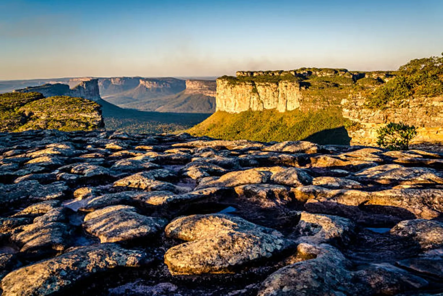 Paisagem da Chapada Diamantina próxima a Lençóis